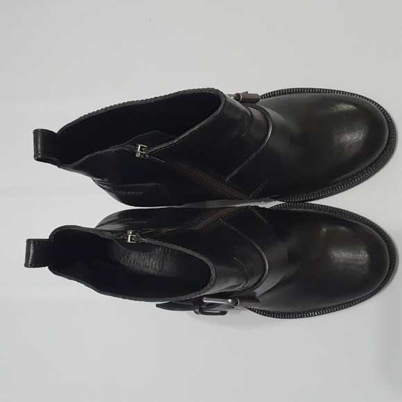 Allsaints Sable Black Meera Ankle Boots - Picture 11 of 13